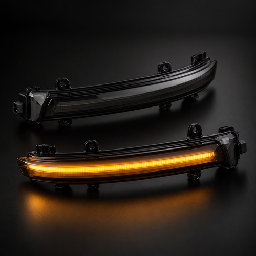 Paire de clignotants séquentiels noir fumé pour Volkswagen Golf MK8